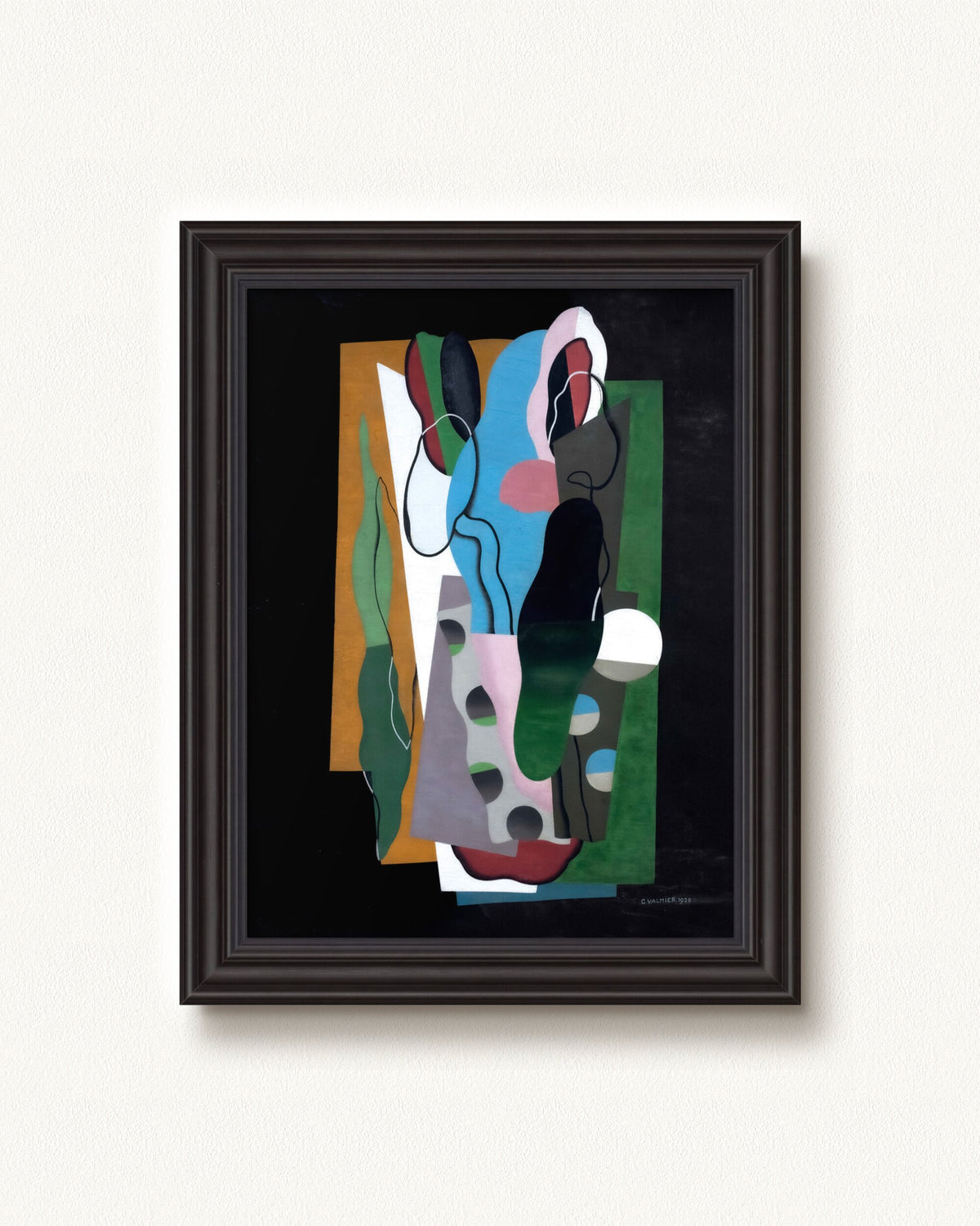 Les Tulipes — 9 x 12, Signature Galleria Noir frame