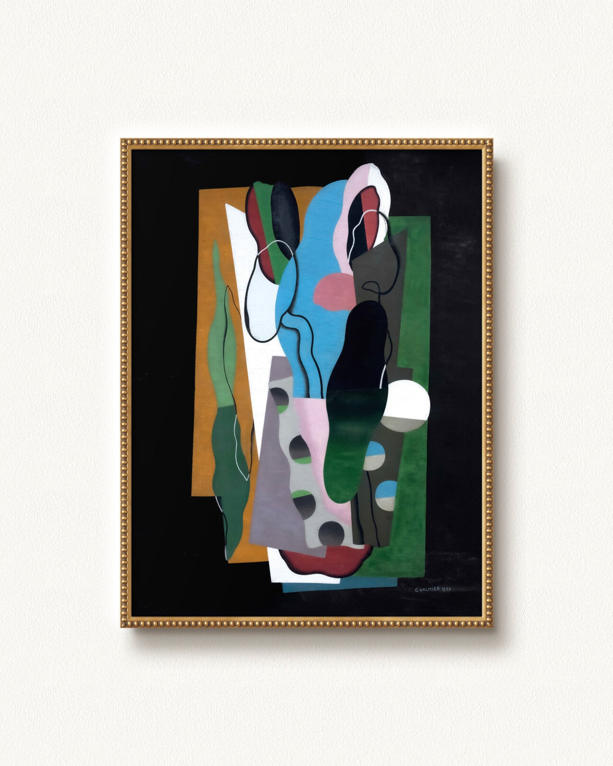 Les Tulipes — 24 x 32, Signature Gold Leaf Bead frame