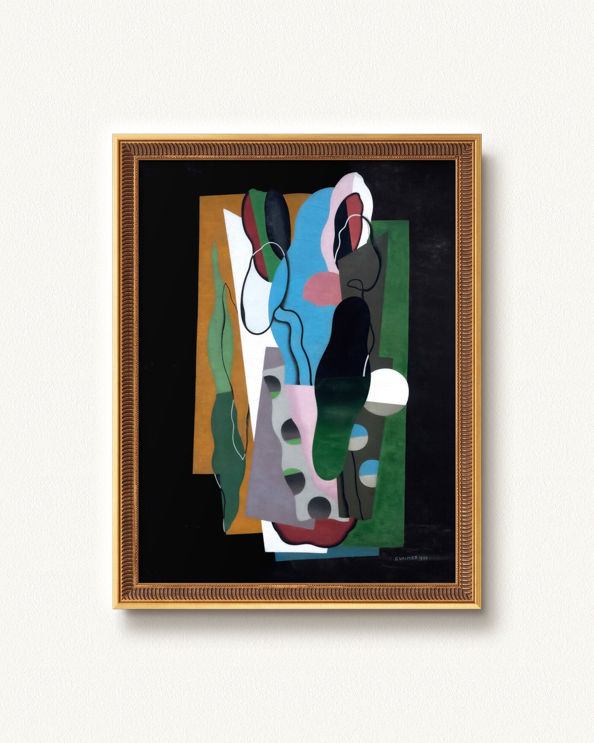 Les Tulipes — 12 x 16, Signature New Gold frame