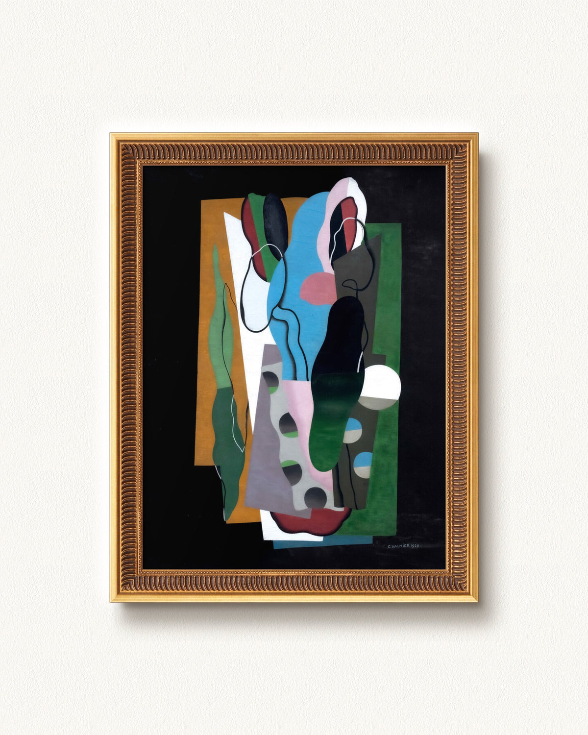 Les Tulipes — 9 x 12, Signature New Gold frame